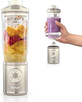 Ninja Blast Max, Portable Blender + Twist & Go, Personal Ninja Blender, Smoothie, Blend, Ice Crus... | Amazon (US)