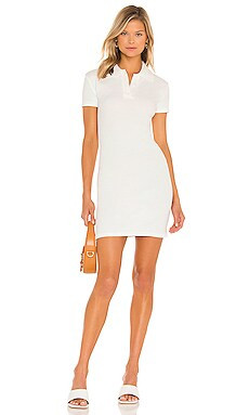 Pam & Gela Polo Mini Dress in White from Revolve.com | Revolve Clothing (Global)