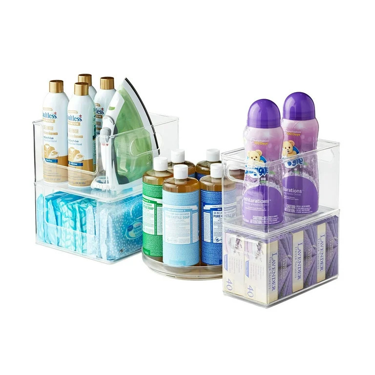 The Home Edit Clear Laundry Organizing System 5-Piece | Walmart (US)