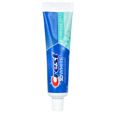 Crest, 3D White, Fluoride Anticavity Toothpaste, Vibrant Mint, 2.3 oz (65 g) | iHerb