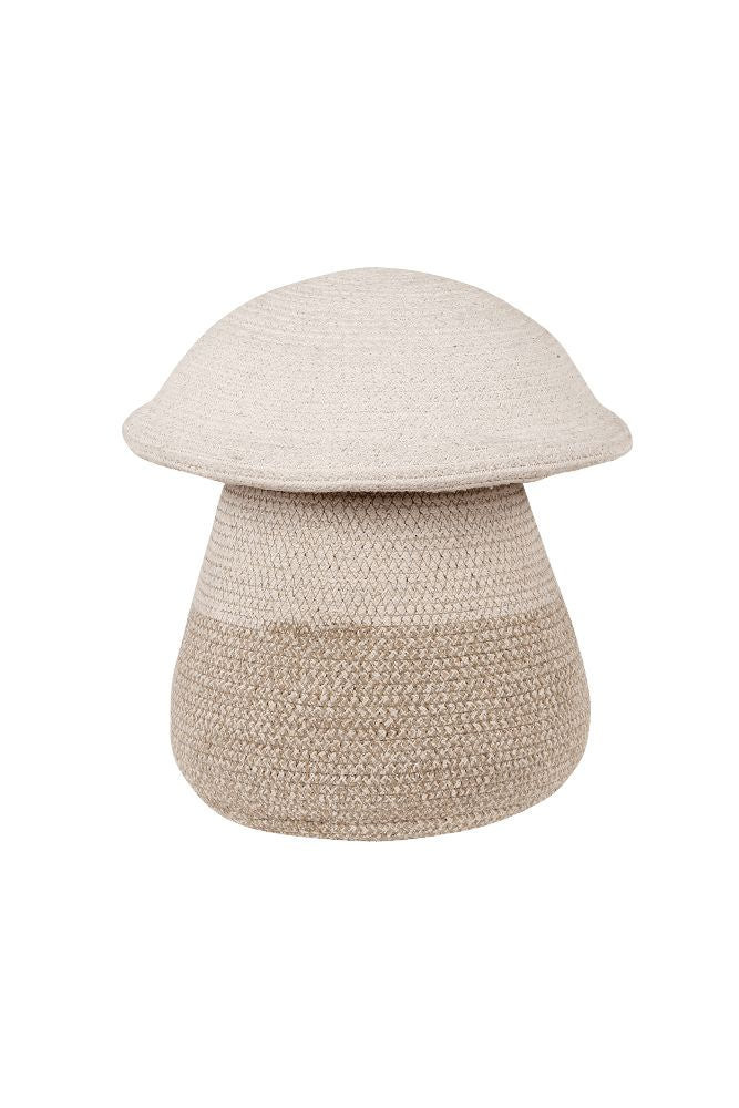 Storage Handmade Basket Mushroom Ø 9' X 10" - Lorena Canals | Lorena Canals
