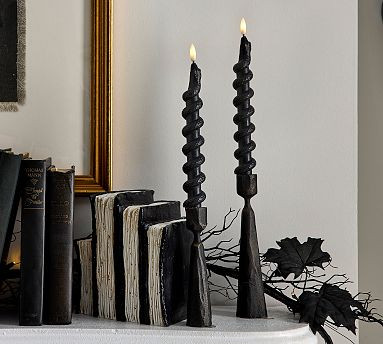 Flameless Snake Taper Candle | Pottery Barn (US)