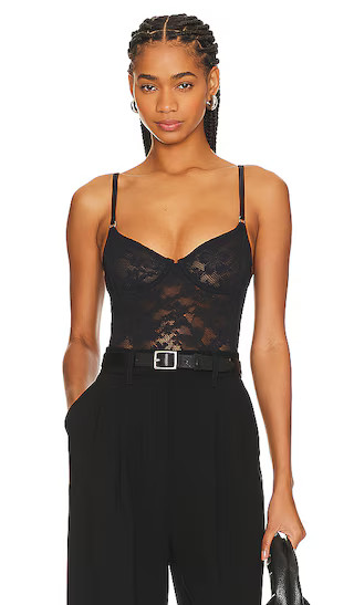 Le Stretch Multifit Bodysuit in Black | Revolve Clothing (Global)