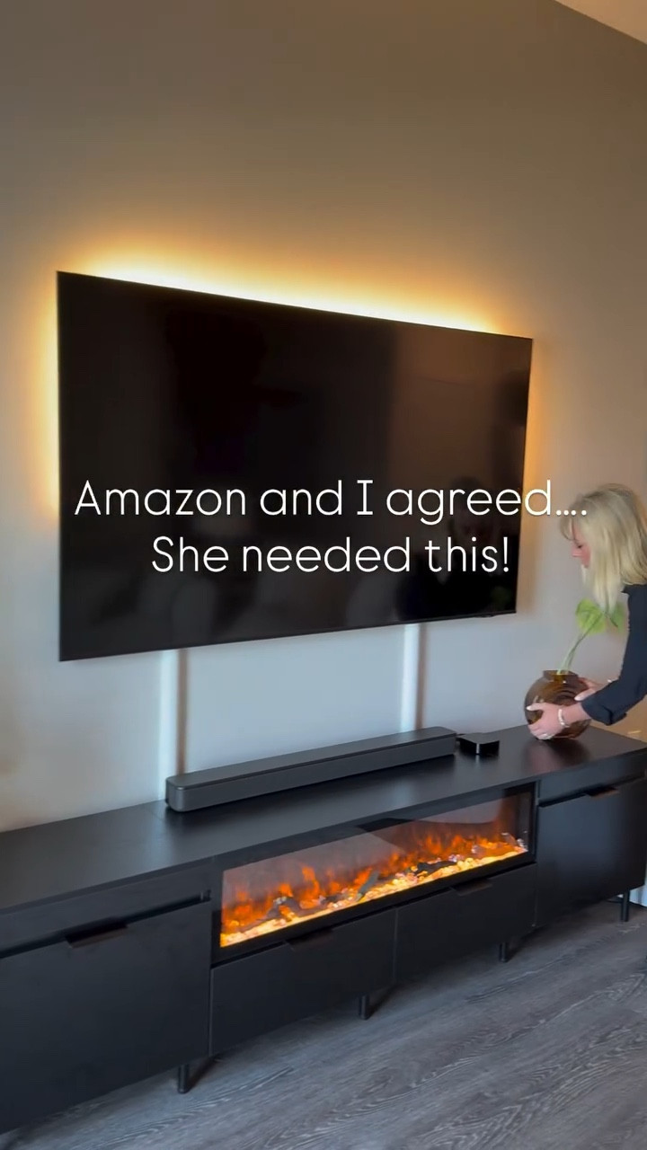 She pays the rent, I bring the cozy. #momdaughter 🫶🏻

Amazon and I agreed she needed a fireplace moment 🔥

I don’t interfere… I enhance 🕯️ I love spending time with my adult children and this past weekend all 3 were together and our time was precious 💓

Shop the link to this fabulous piece in my bio 👆🏻
Grab a discount code here 👉🏻 TQKDL7KH

#fireplace #electricfireplace #livingroomdesign #cozyhome homebody