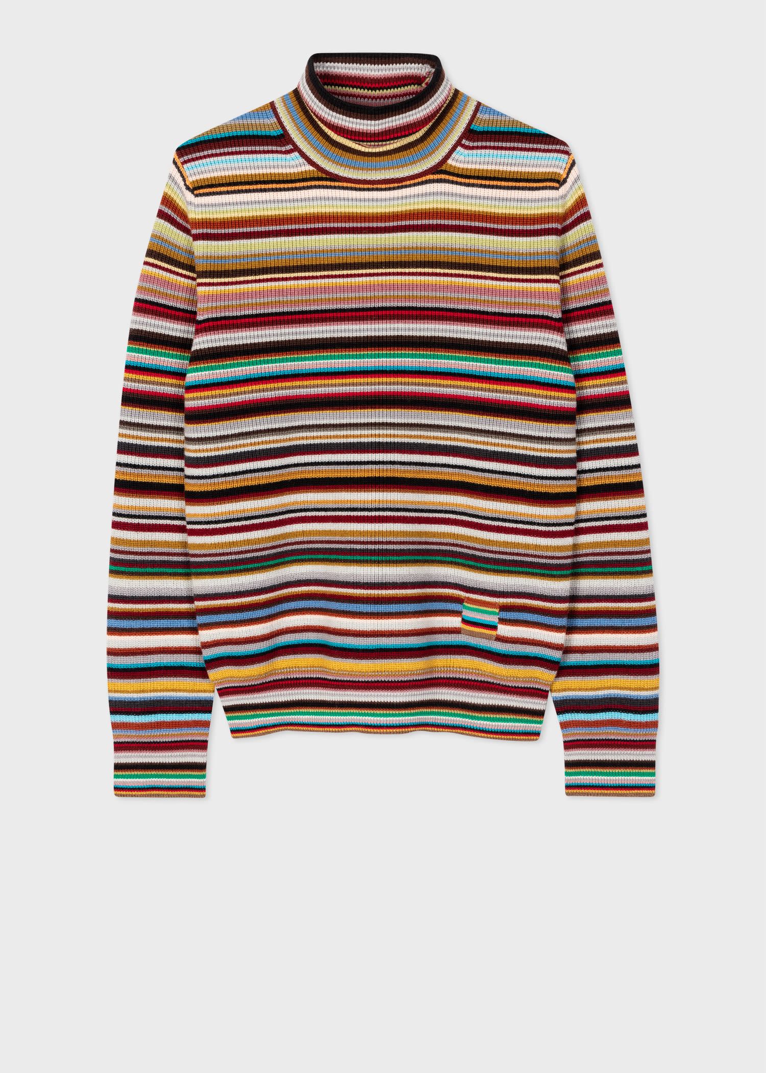 'Signature Stripe' Roll Neck Sweater | Paul Smith (Global)