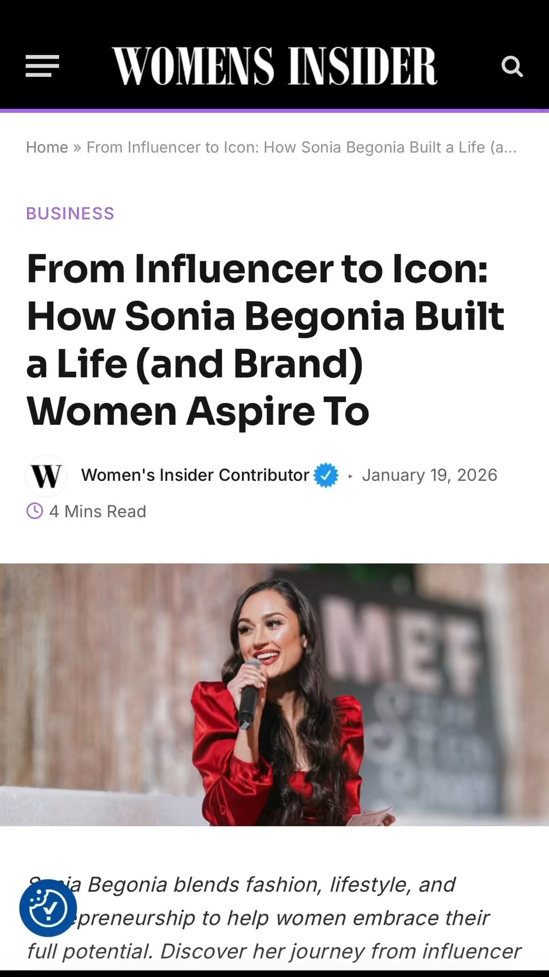 Today, I was featured in Women’s Insider! January continues to be a month full of gratitude. Excited for more to come. 

Linking the article in my IG stories.

#BayAreaCreator #BayAreaBlogger #BayAreaInfluencer #BayAreaContentCreator #BayArea @womens_insider 

#LTKdayinmylife #LTKgrwm #LTKootd