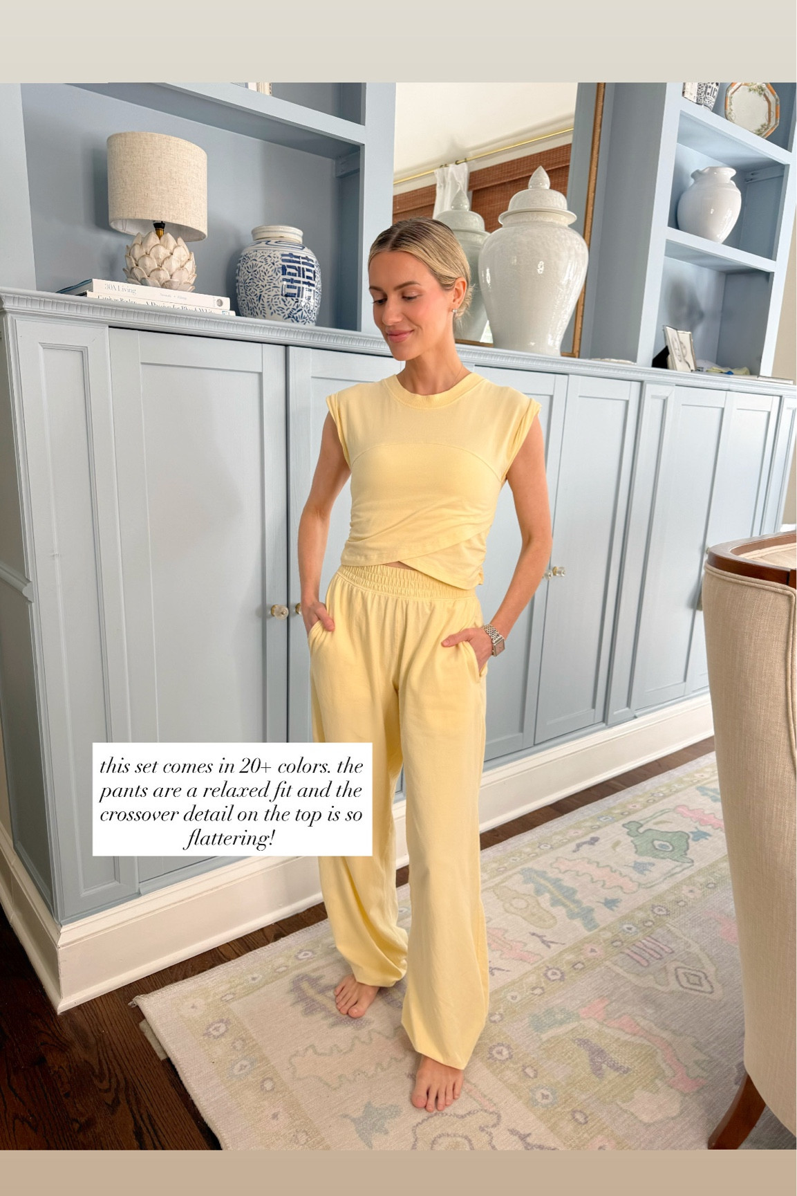 These 2 piece cotton sets are so easy to throw on and go! Perfect for running errands, coffee date or lounging around the house. Fits TTS, I’m 5’2 and wearing extra small for reference. 

#LTKPetite #LTKActive #LTKgrwm