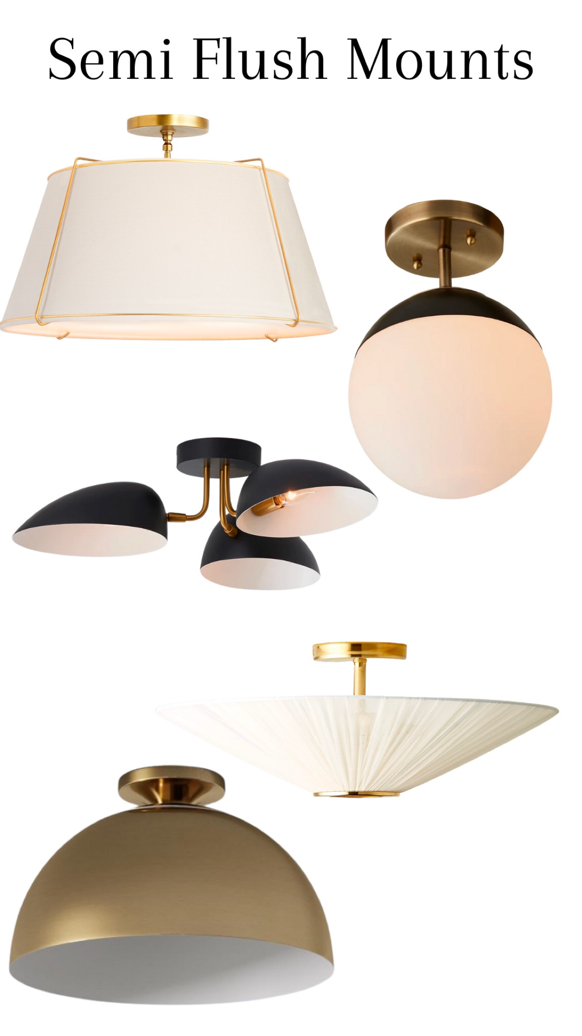 Semi flush mount light fixture 

#LTKsalealert #LTKhome #LTKstyletip