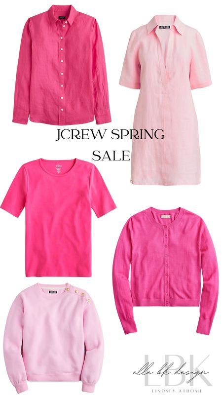 Jcrew spring sale, take 30% off code: shop30 
Here are my pink picks! 

#LTKsalealert #LTKSeasonal