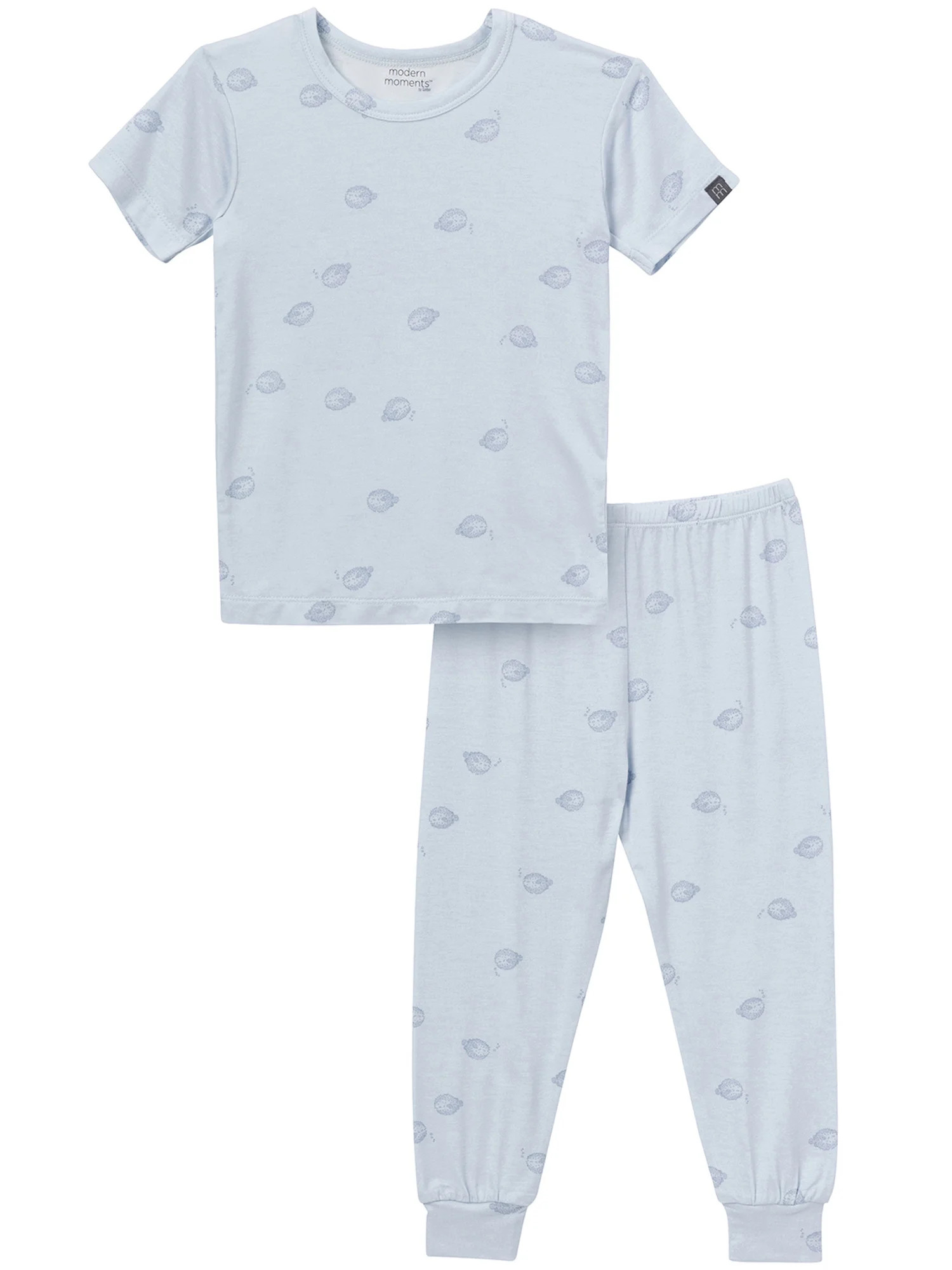 Modern Moments by Gerber Toddler Neutral Super Soft Tight Fitting Pajama Set, 2-Piece, Sizes 12 M... | Walmart (US)