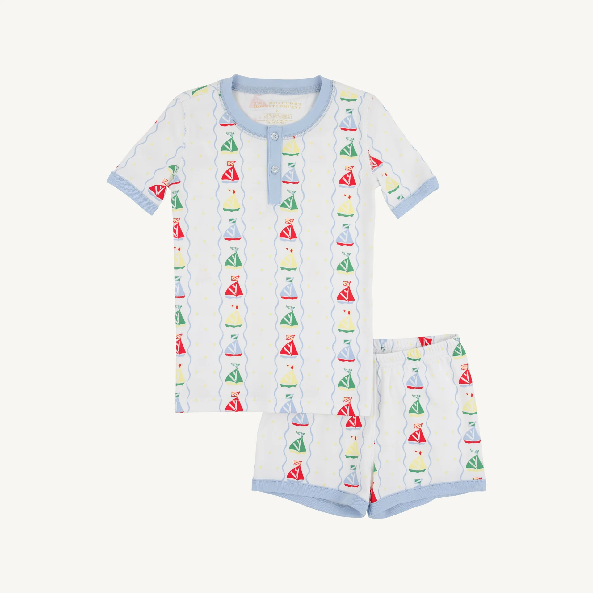 Sutton's Shorts Set - Set Sail with Beale Street Blue | The Beaufort Bonnet Company