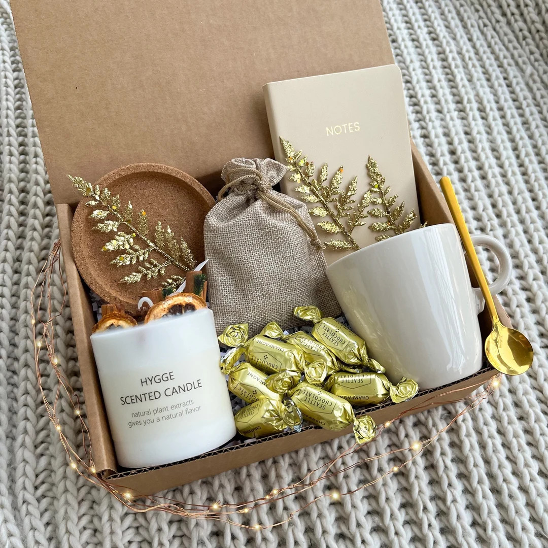 Happy Holidays Gift Box Secret Santa Gift Christmas Gift - Etsy | Etsy (US)