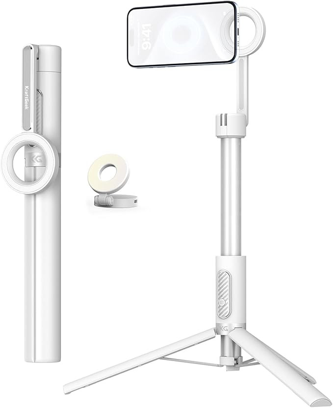 Magnetic Tripod for iPhone, for Magsafe Pocket Selfie Ring Light | Amazon (US)