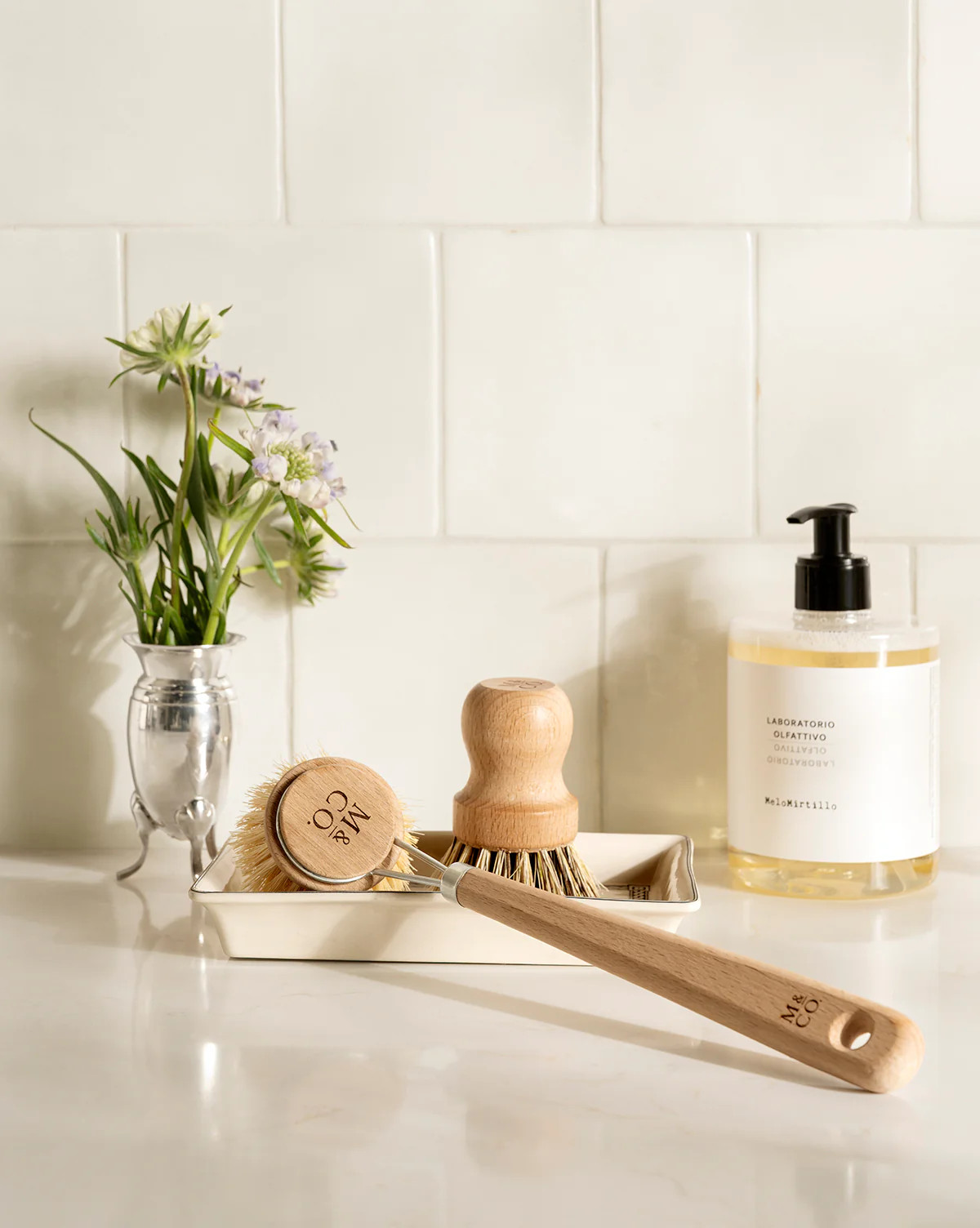 McGee & Co. Wood Handled Scrub Brush | McGee & Co. (US)