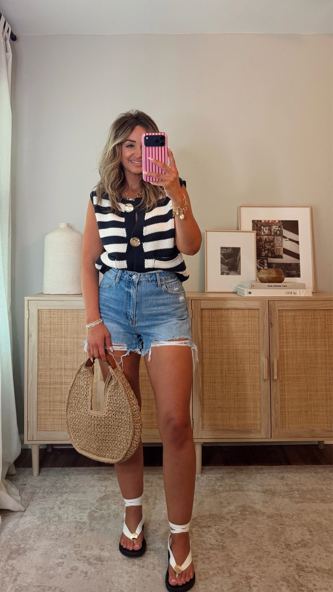 40% off with LEANN40, if expired use code LEANN35 americana inspired outfit!! size S top, size M shorts! summer outfit, 4th of july, memorial day @VICI

#LTKootd