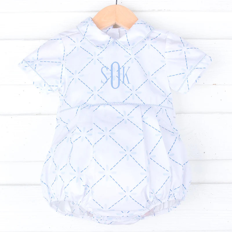 Touch of Blue Collared Bubble | Classic Whimsy