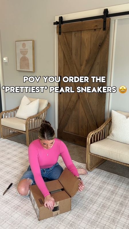 POV you order the *prettiest* pearl sneakers. 🤩 Seriously these couldn’t get any cuter. Would be perfect to wear to concerts with dresses like Tswift this spring or adorable for any brides 👰🏼‍♀️✨ Linking my pearl sneakers + my outfit for y’all (best skims lookalike bodysuit + my fav mom jeans) on the @shop.ltk app! 

Direct URL: 

#pearlshoes #pearlsneakers #girlyshoes #amazonfashion #amazonshoes #dolcevitashoes #shoehaul #grwmreel #shoereels #outfitreel #fashionreels #size8 #midsizefashion #midsizestyle #founditonamazon #sneakerstyle #bridalshoes #erastour #erastouroutfit 


#LTKstyletip #LTKshoecrush #LTKFind