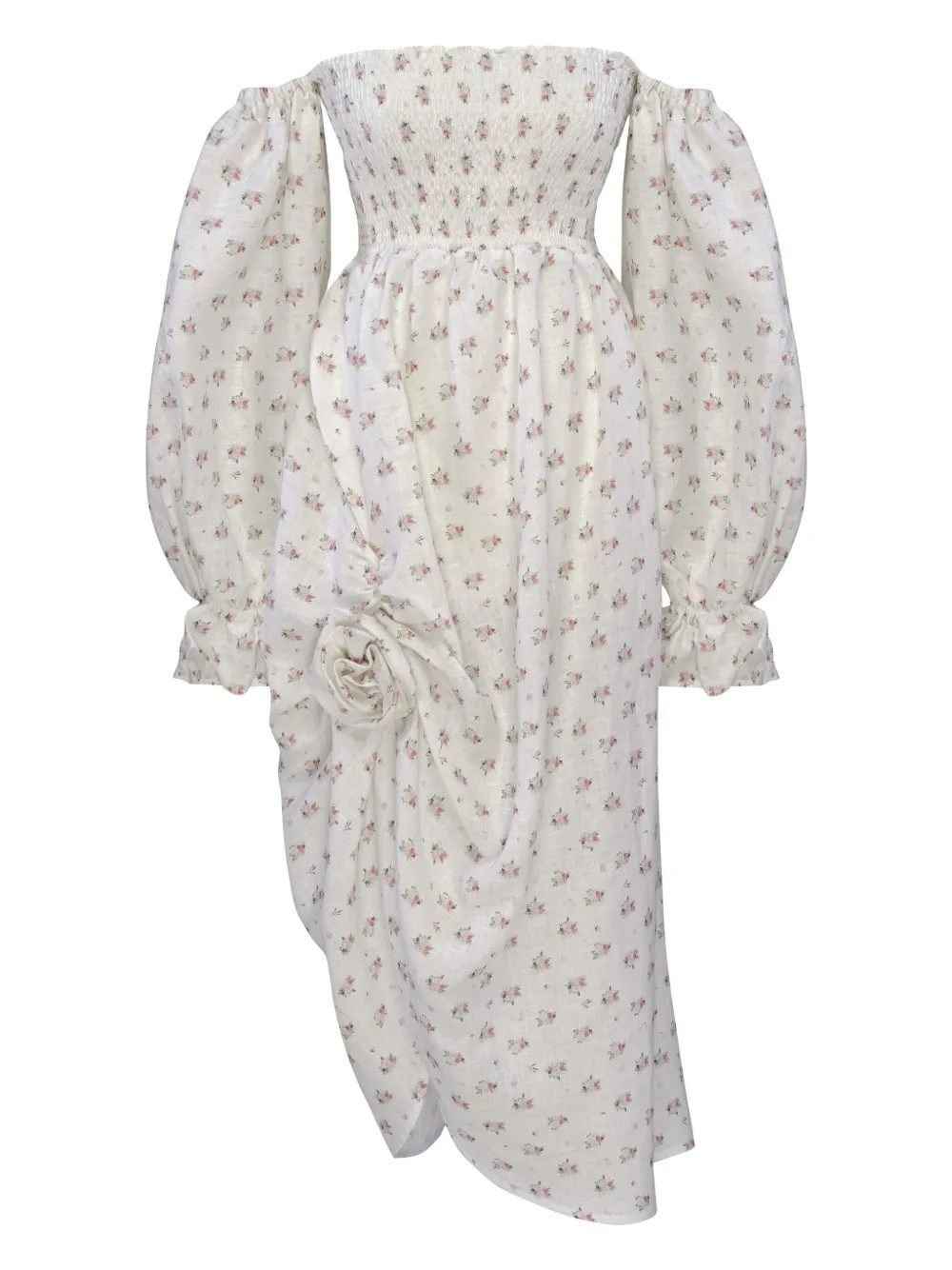 Sleeper off-shoulder Midi Dress | White | FARFETCH | Farfetch Global