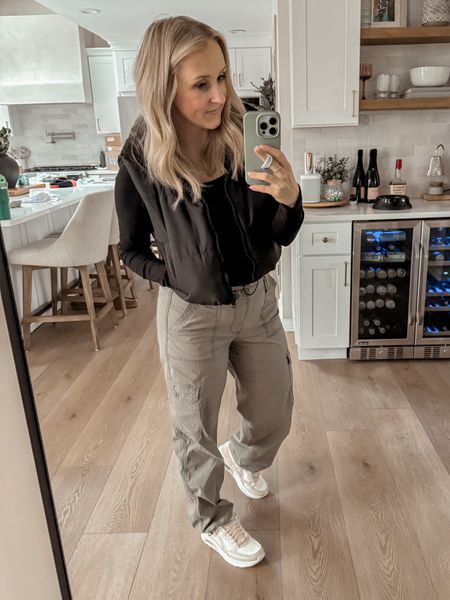 The cutest cargo pants, sneakers & cropped black puffer vest from @walmartfashion! #walmartfashion #walmartpartner

#LTKfindsunder100 #LTKfindsunder50 #LTKstyletip