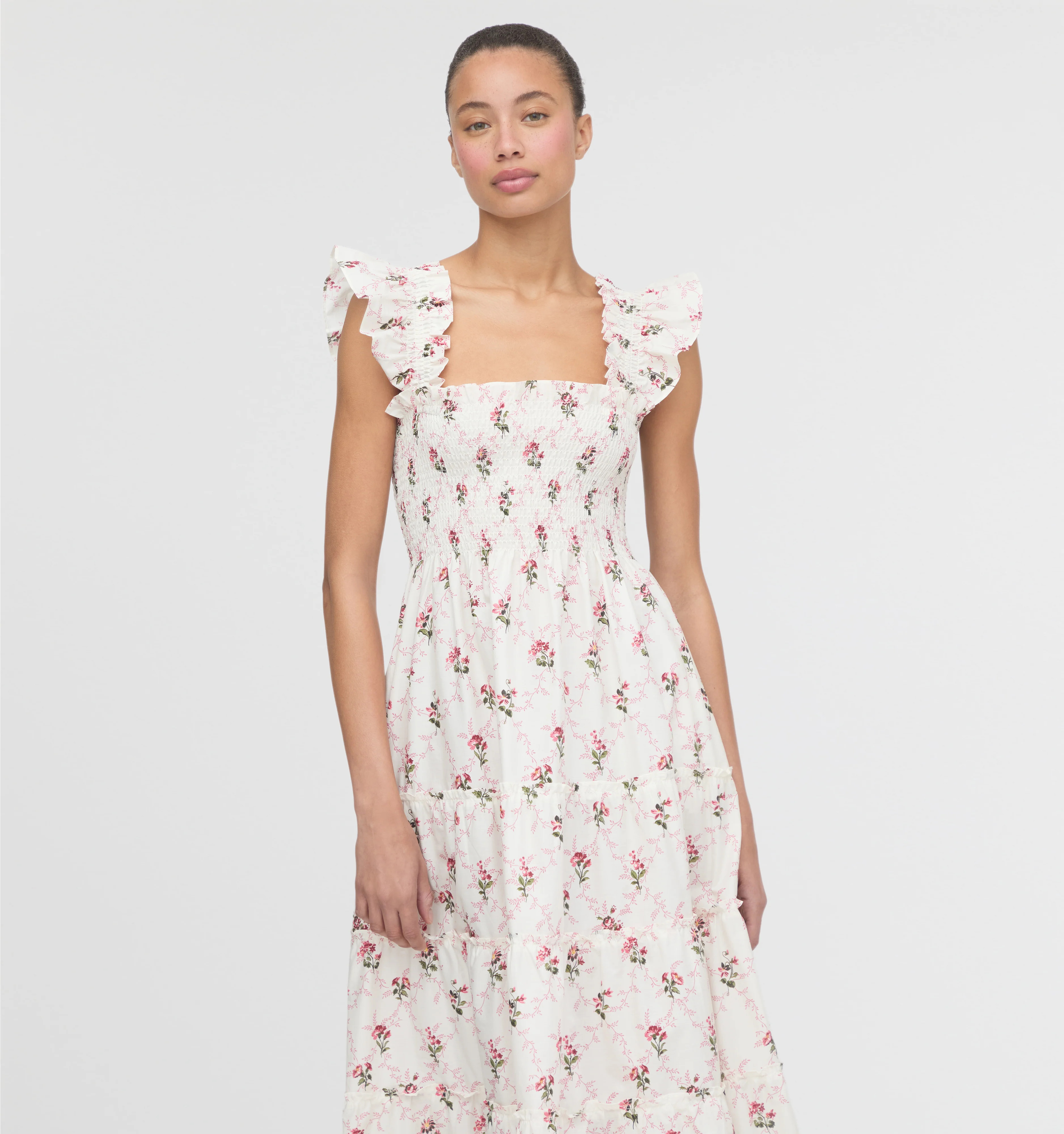 The Ellie Nap Dress - Black/Sand Gingham | Hill House Home US