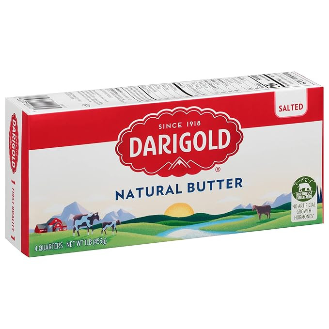 Darigold, Salted Butter Quarters, 4 Sticks, 16 oz | Amazon (US)