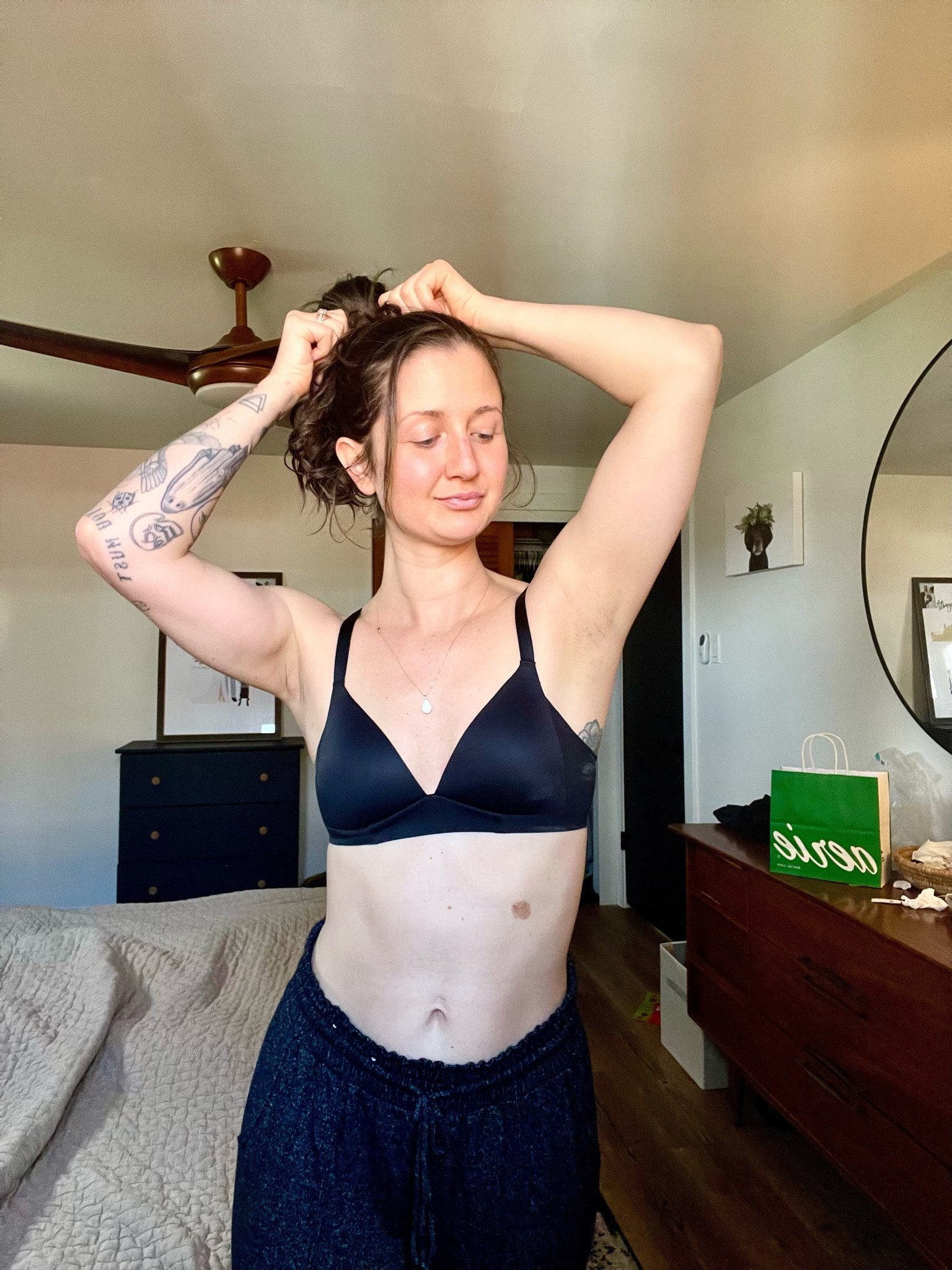 Finally took myself to get new bras 🙌🏼🙌🏼 I’ve been searching for a sports bra/ bralette type relentlessly and everything I’ve bought since Lou has been born just hasn’t been up to par.. until now! 

@Aerie has always held a piece of my heart since college 🎀 so when I walked past a store in the mall, i knew what i had to do! 🛍️ i got re-measured and found the perfect pieces for me! 

The Sunnie Wireless lightly lined bra is IT. It fits like a glove and is so comfortable! 👏🏼 and right now they’re 2/$60 so RUN don’t walk 🏃🏻‍♀️


bras, postpartum, aerie, American Eagle, shopping, treat yourself, self care #aerie #anericaneagle #newbra #postpartum 

#LTKsalealert #LTKSpringSale #LTKstyletip