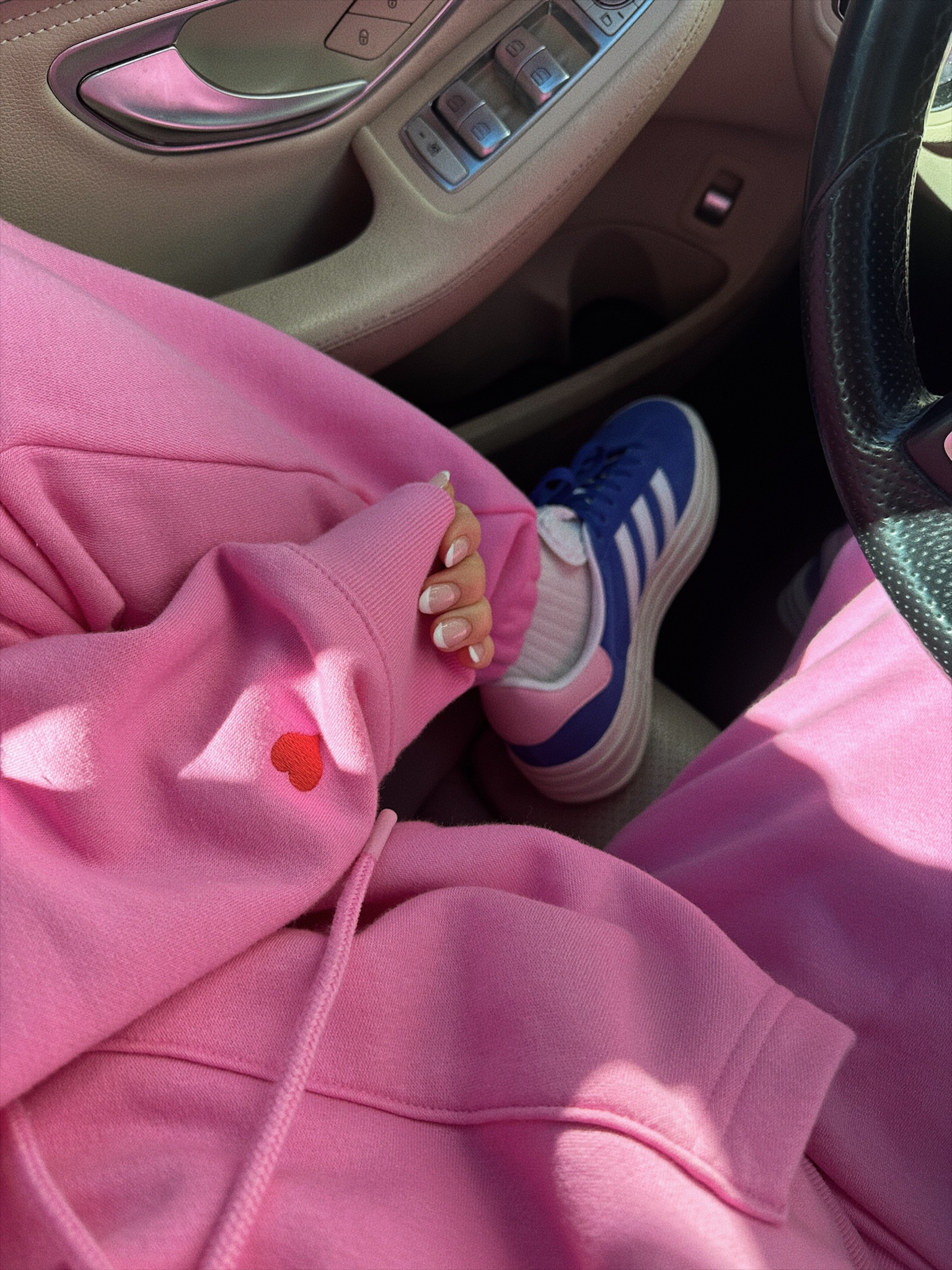 Wearing a large in the top and med in the bottoms! 