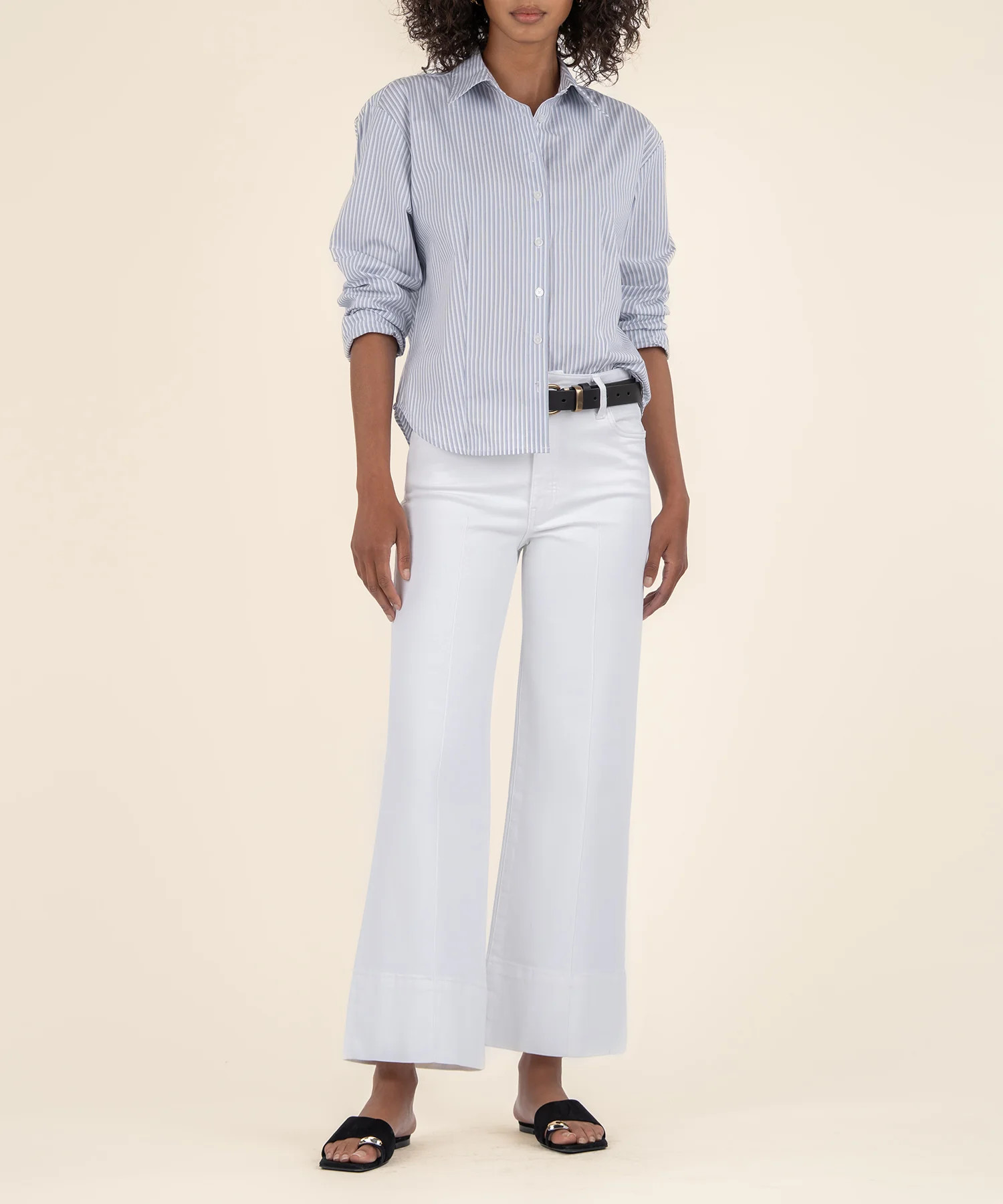 Meg High Rise Wide Leg, Petite - 0P / Optic White - Kut from the Kloth | Kut From Kloth