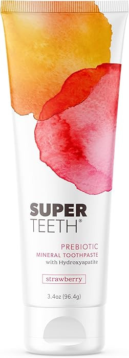 SuperTeeth Prebiotic Mineral Toothpaste for Adults and Kids | Antiplaque | Hydroxyapatite | Fluor... | Amazon (US)