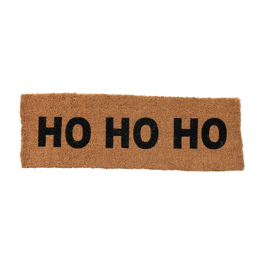 "HO HO HO" Double Doormat | Modern Locke