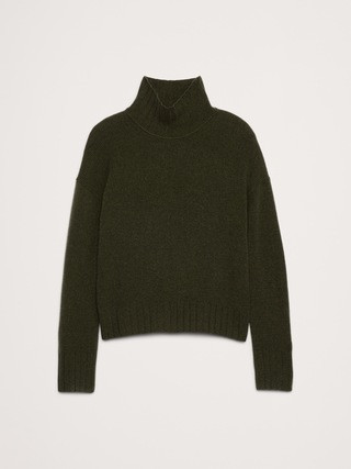 Oversized Cashmere Turtleneck Sweater | Banana Republic (US)