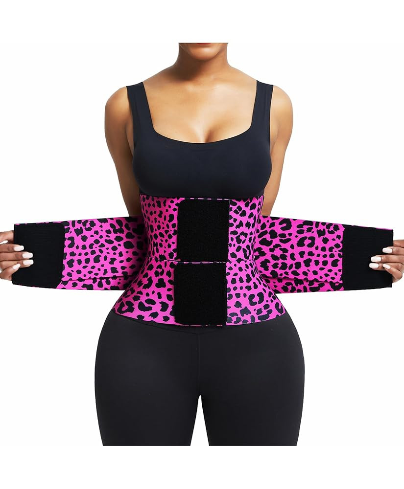 FeelinGirl Waist Trainer Belt Waist Cincher Trimmer Ab Belt Tummy Control Body Shaper with Triple... | Amazon (US)