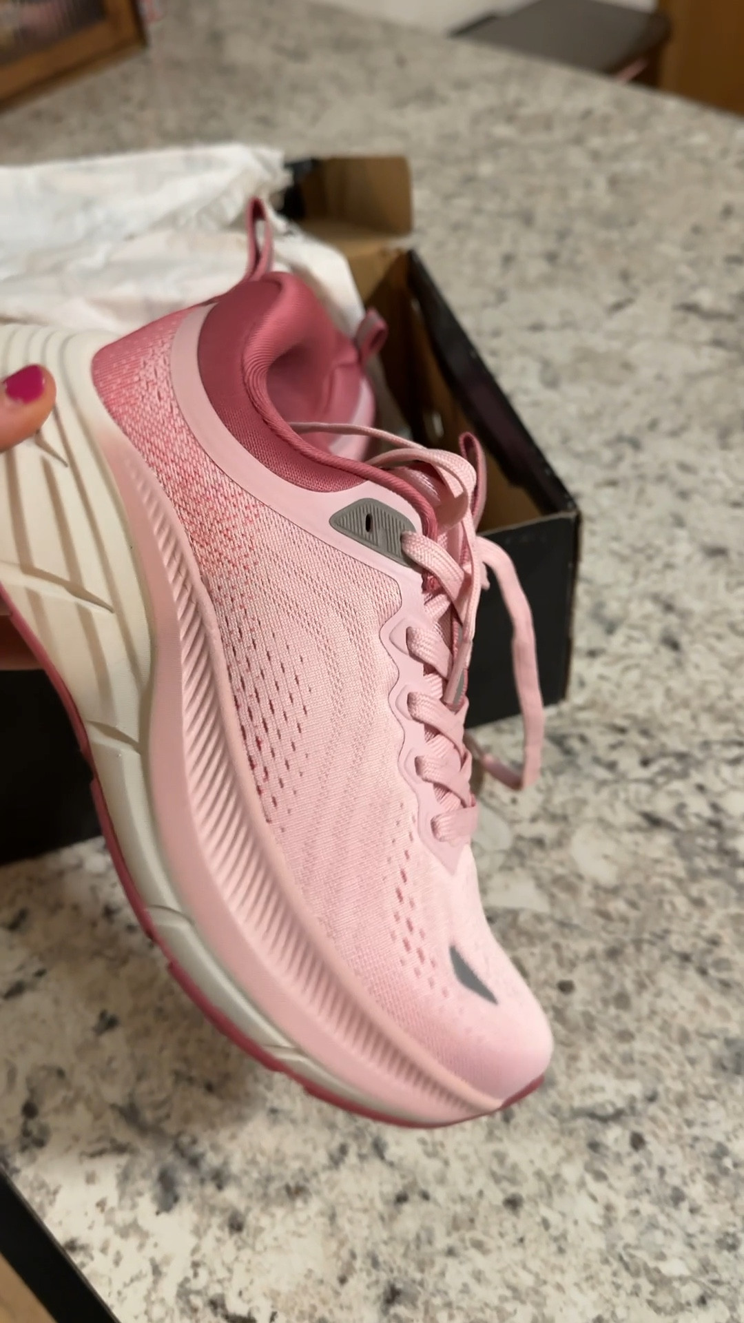 High end running / walking shoes at a fraction of the cost!! This is my second pair. This time I went with the PINK 😍