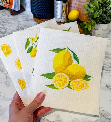 A must-have in the kitchen. Swedish Dishcloths, set of 3. Reusable, easy to clean and quick to dry. They make cute gifts! 





Cleaning Cloths Absorbent Fiber Cloth No Odor Reusable Dish Towel for Kitchen, Swedish kitchen dishcloths, kitchen must have, Amazon must have 

#LTKGiftGuide #LTKfindsunder50 #LTKSeasonal #LTKhome