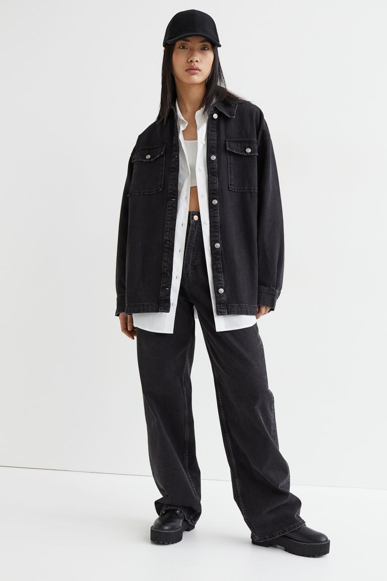 Oversized Denim Shacket | H&M (US + CA)