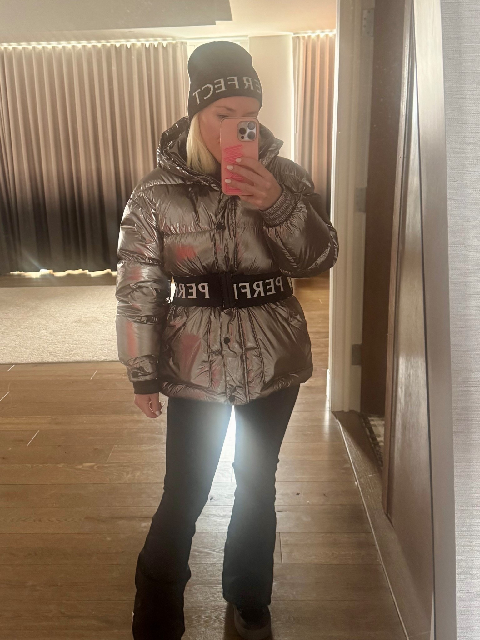 Perfect moment metallic ski jacket
with tie.
Ski bib. Aspen ski. Ski trip.
Perfect
Moment ski beanie. Perfect
Moment beanie. Spring ski 

#LTKSeasonal #LTKTravel #LTKStyleTip