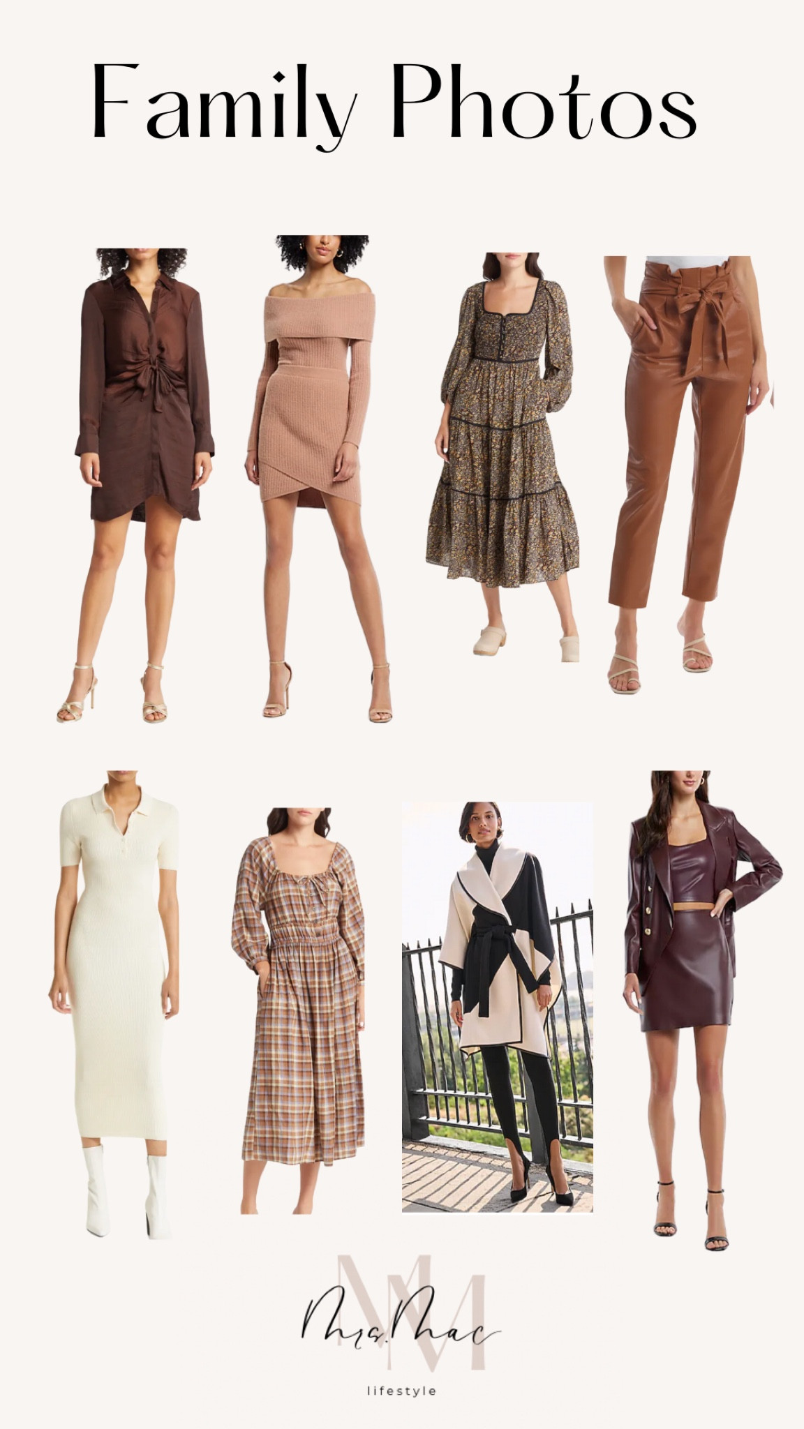 Family photos.
Fall.
Dresses.
Leather.
Plaid.
Brown.


#LTKfamily #LTKSeasonal