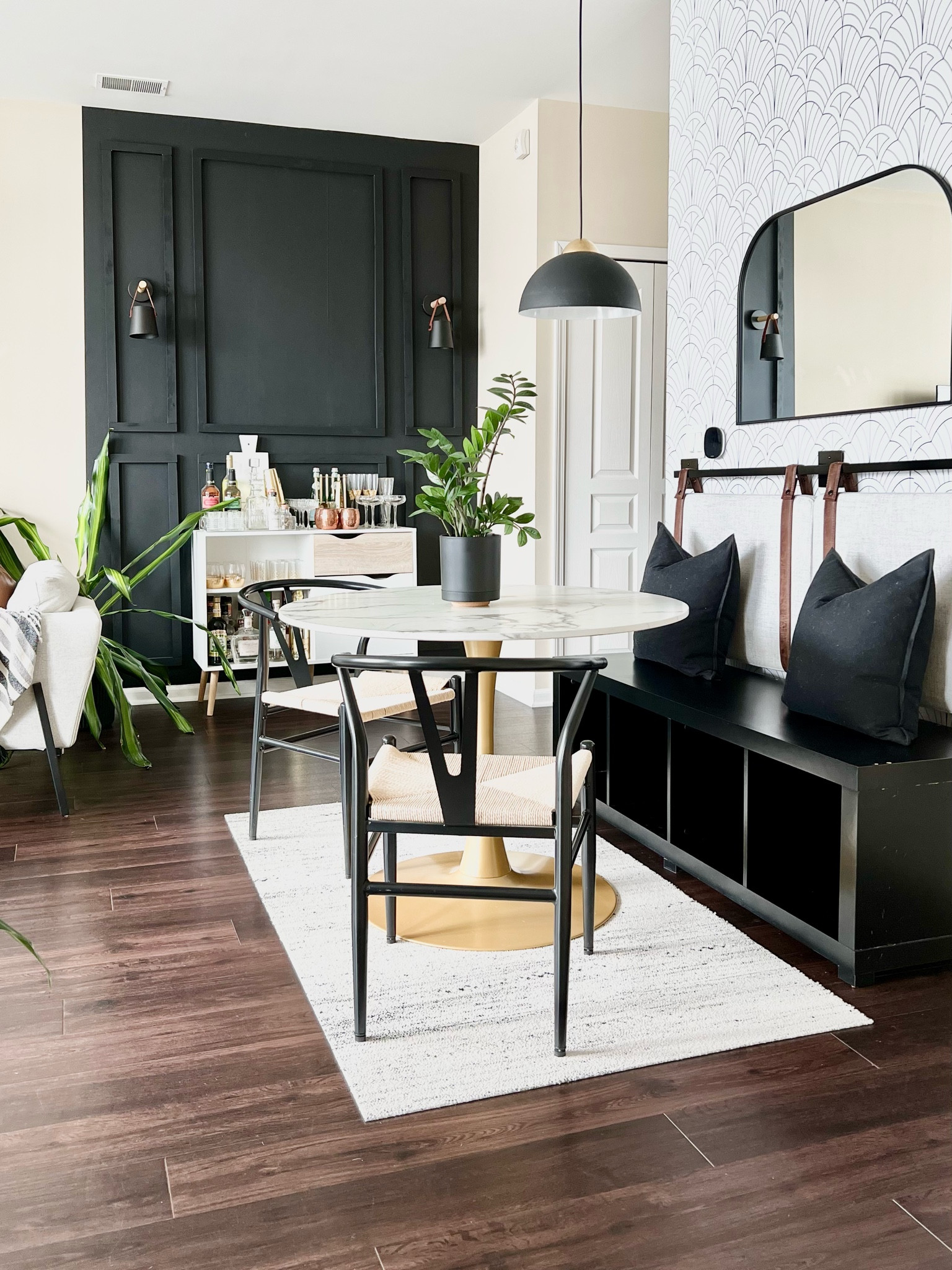 The dining space in my apartment is a dream. 

I live my gold and marble pedestal table and bench seating  

I feel like I’m eating at a bistro everyday. 

#LTKsalealert #LTKfamily #LTKhome