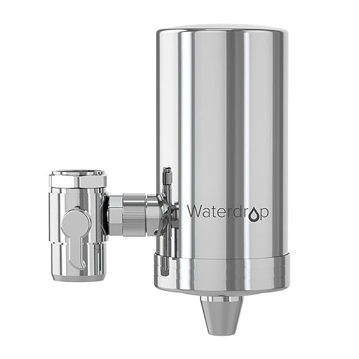 Waterdrop Water Filter for Sink Faucet, 360° Rotating Stainless Steel Water Filter, NSF Certifie... | Amazon (US)