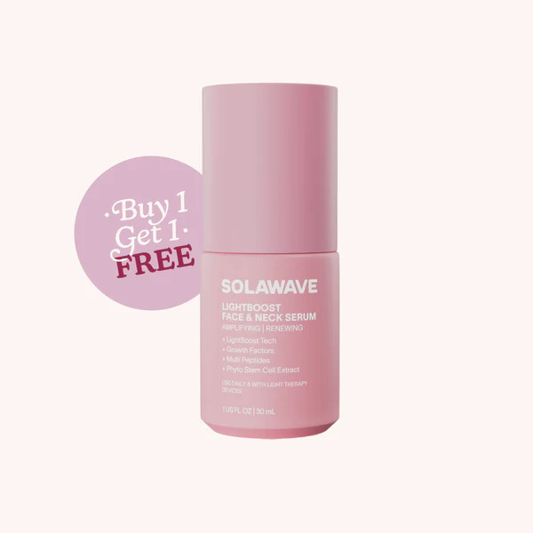 Light Therapy Boosting Face & Neck Serum | Solawave