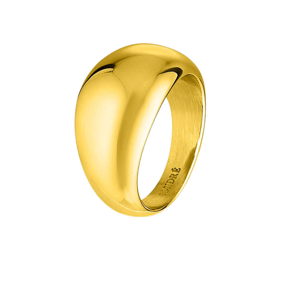 Yves Dome Ring | Gold | Cendre