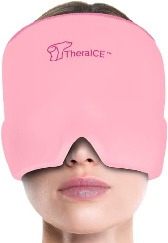 TheraICE Form Fitting Head Gel Ice Cap, Cold Therapy Ice Head Wrap Ice Pack Mask, Cold Cap | Amazon (US)