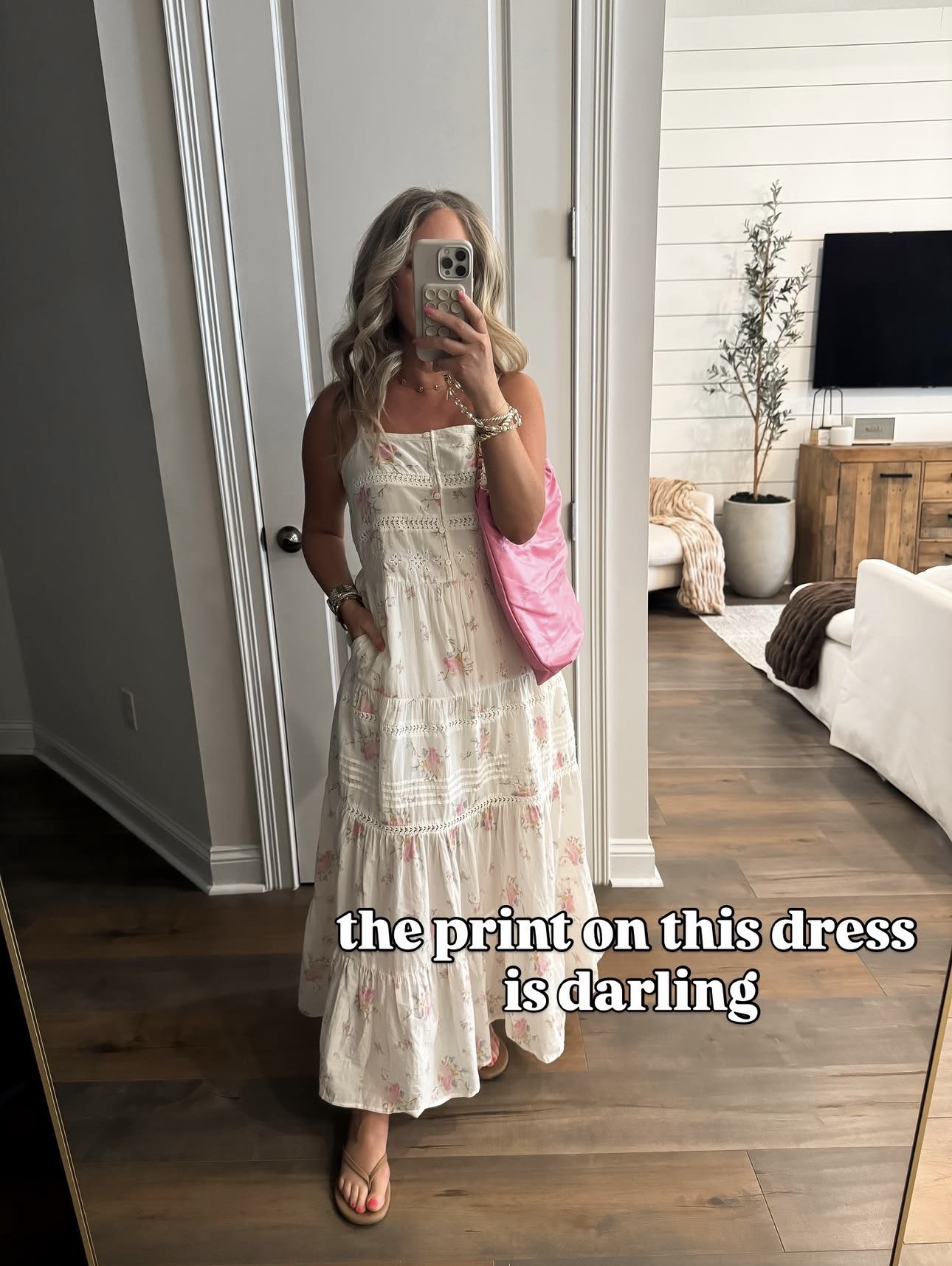 A popular Target find this season for a reason! Super comfortable look for less floral maxi. Wearing size S.

Target style, spring and summer fashion, affordable style, vacation outfit, mom style, outfit inspo, brunch, dress up style, love shack fancy look, fashion finds.  

 #LTKootd