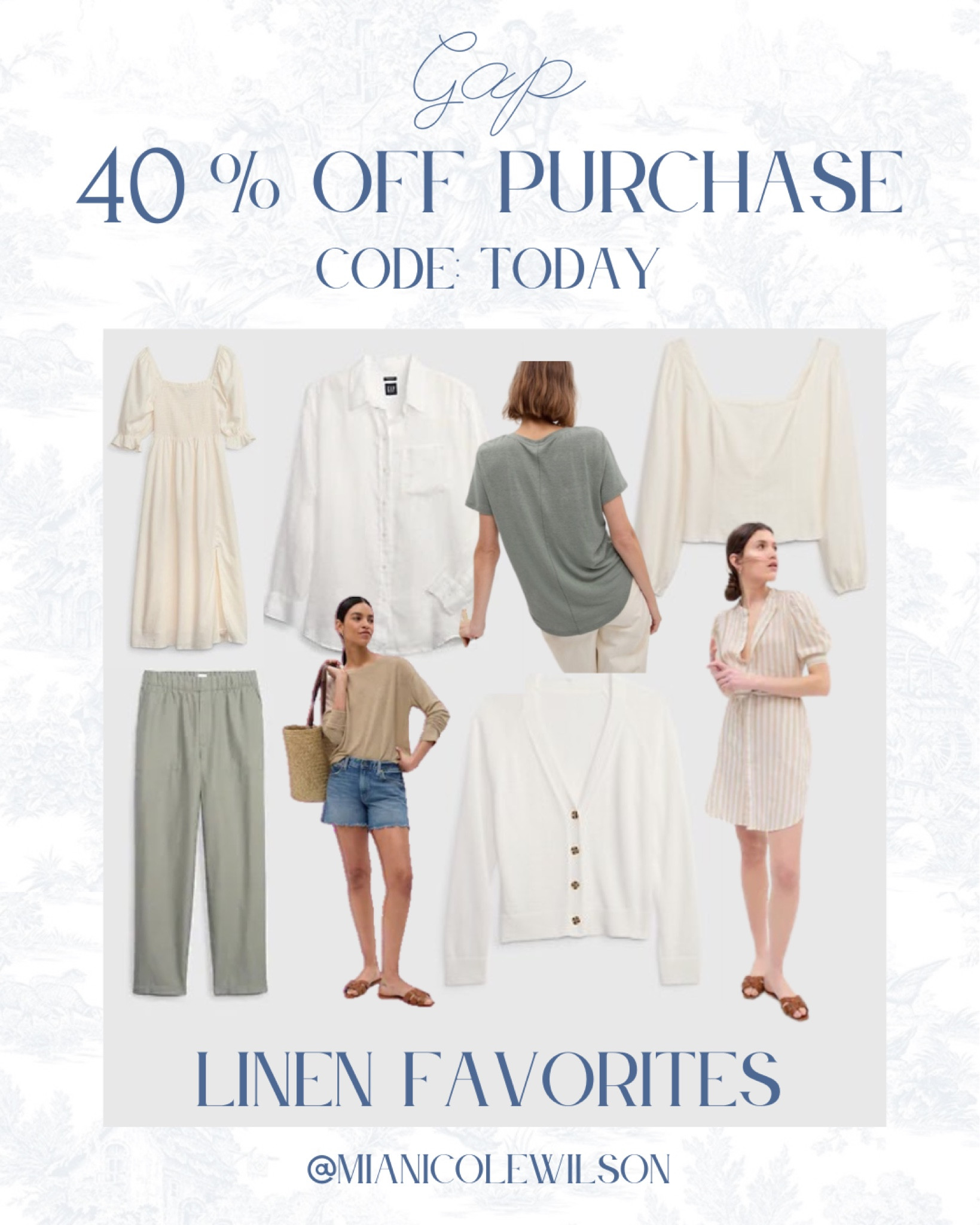 Score linen staples from Gap at 40% off with code Today! Vacation outfits, neutral outfits, linen outfits, linen clothing, linen, beach looks, neutrals, capsule wardrobe, coastal grandmother, coastal cowgirl

#LTKFind #LTKSeasonal #LTKsalealert
