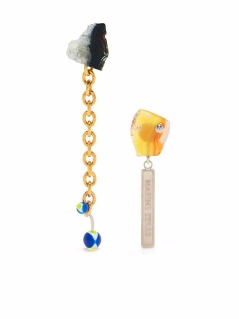 Stone Therapy mismatched earrings | Farfetch (AU)