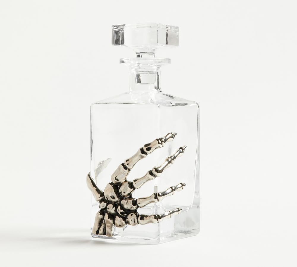 Skeleton Hand Liquor Decanter | Pottery Barn (US)