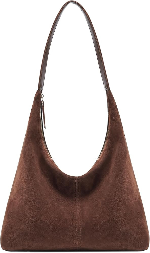 Suede Bags for Women Slouchy Bag Suede Purse Retro Suede Tote Bag Suede Handbags Suede Hobo Bag S... | Amazon (US)