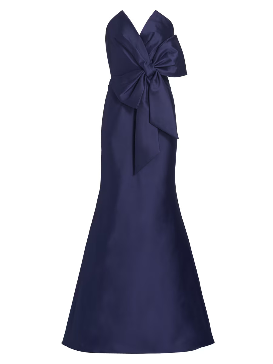 Strapless Bow Gown | Saks Fifth Avenue