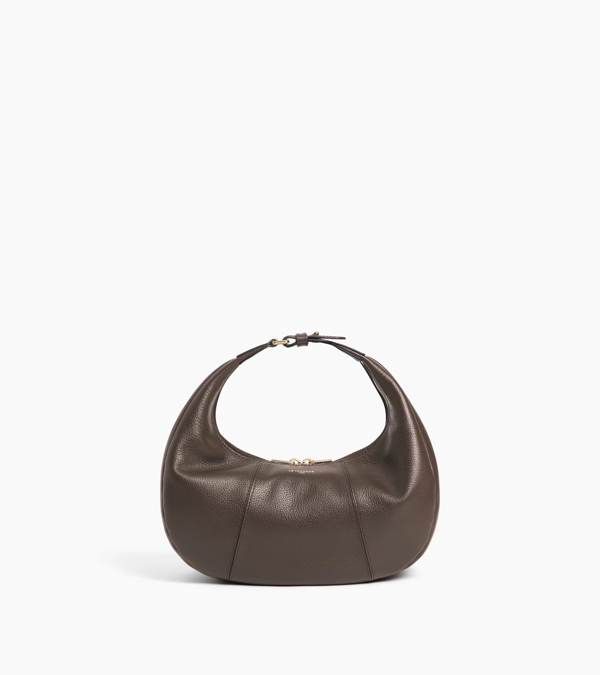 Juliette small hobo bag in grained leather | Le Tanneur