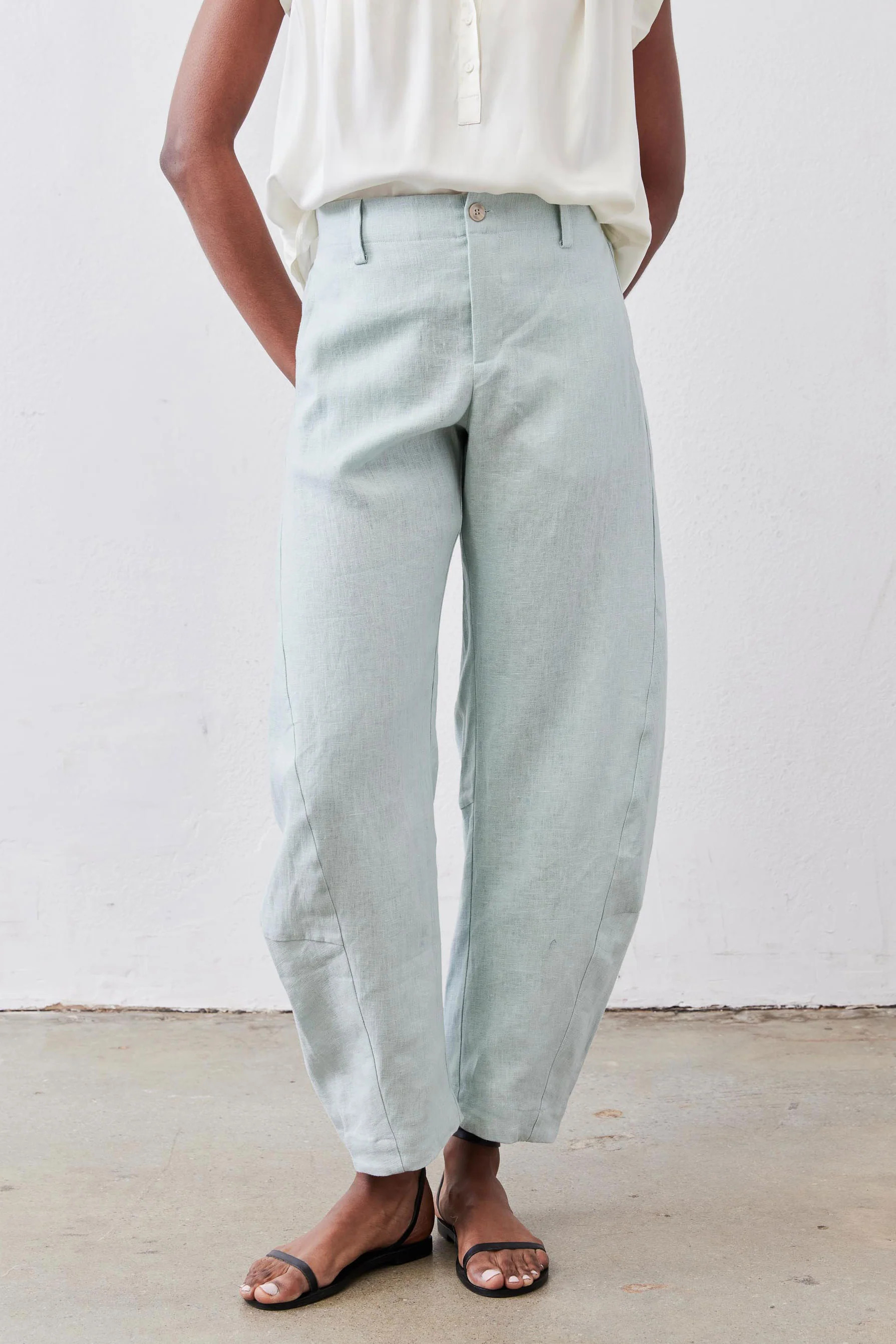 The Uptown Loose Linen Pants | Ruti